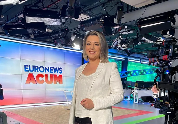 Andra Diaconescu, redactor-șef Euronews România. FOTO: Euronews