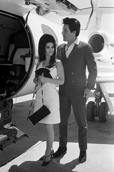 Priscilla și Elvis Presley 