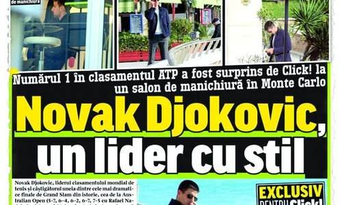 Click! a prezentat ieri, în exclusivitate, fotografii cu Djokovic la Monte Carlo jpeg