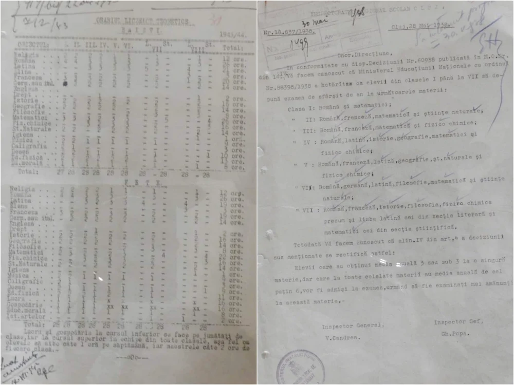 Adrese oficiale emise de instituții de învățământ FOTO Arhivele Naționale Alba