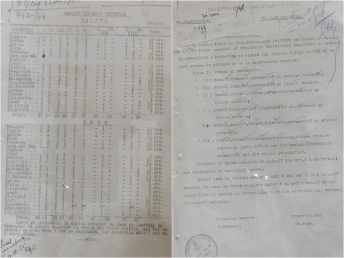 Adrese oficiale emise de instituții de învățământ FOTO Arhivele Naționale Alba