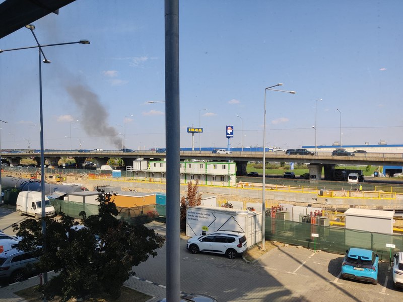 Grădina Zoologică cuprinsă de flăcări pe 2.000 de metri pătrați. Au fost mobilizate 11 autospeciale