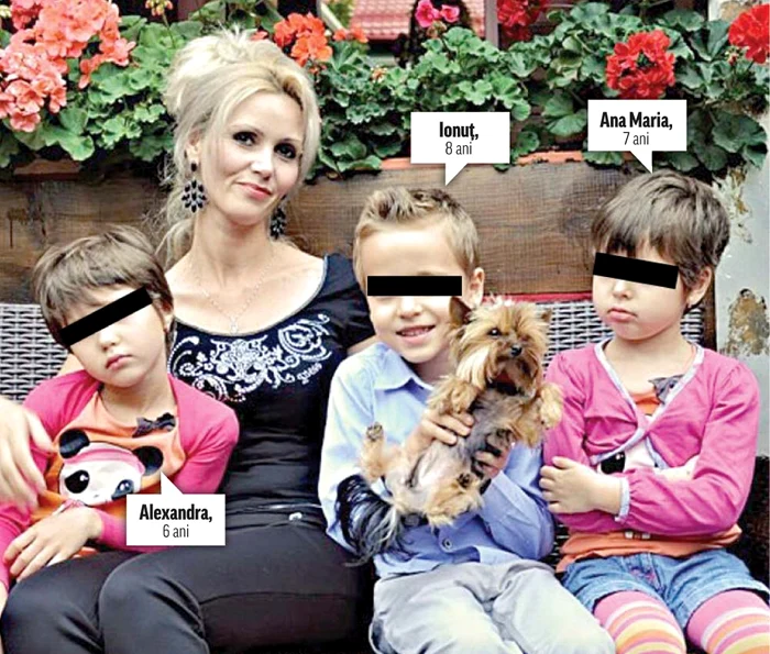 Mihaela are un băiat  şi două fetiţe dintr-o  căsnicie anterioară