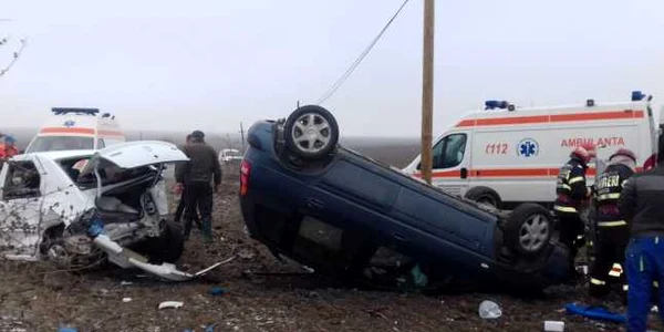 Accident rutier Tortomanu FOTO IPJ Constanta