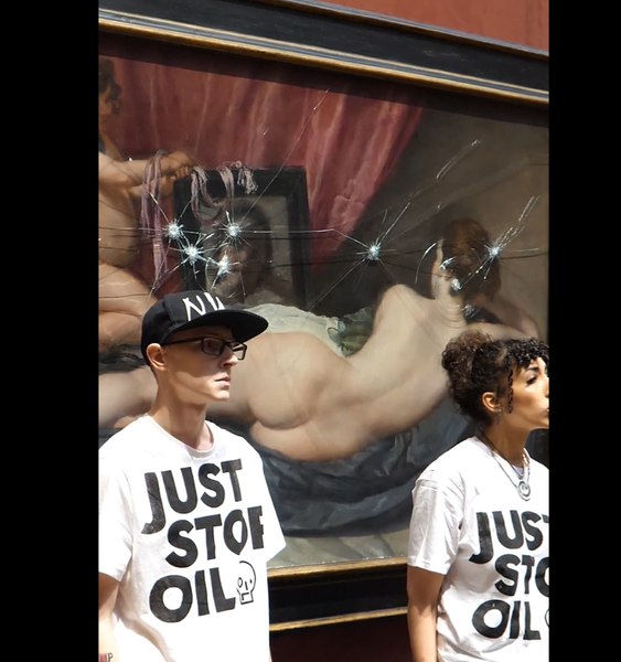 Activiştii ecologişti au vandalizat un tablou al pictorului Velazquez | VIDEO 
