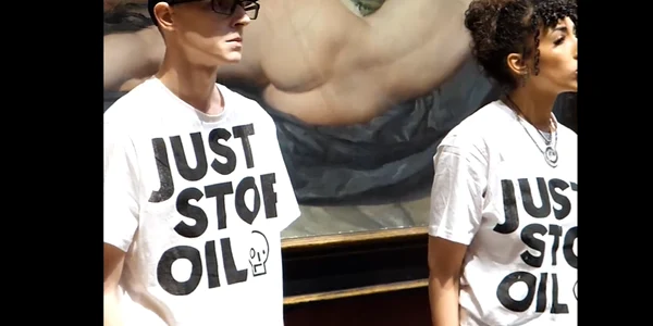 Activiştii ecologişti au vandalizat un tablou al pictorului Velazquez FOTO Captură Video Twitter png