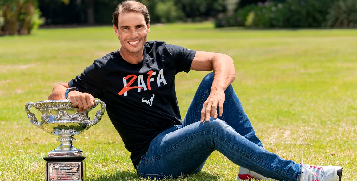 Rafael Nadal e campionul en-titre de la Australian Open. Foto Getty images 