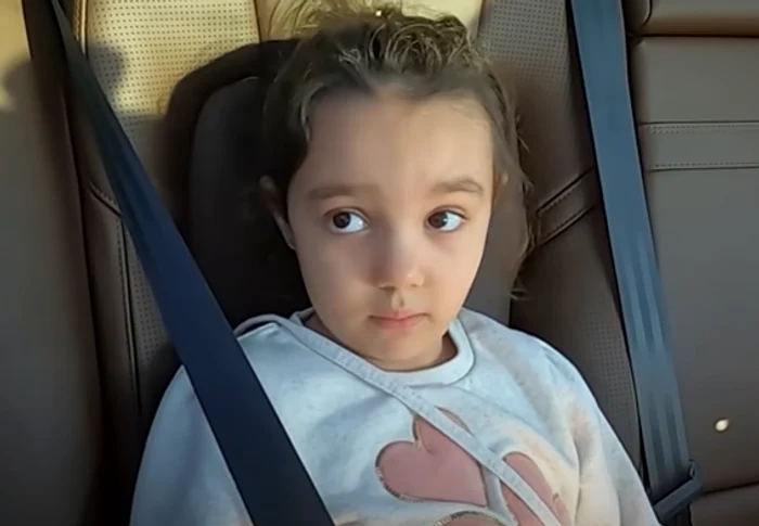 Eva Măruță are 6 ani foto: Captură Video