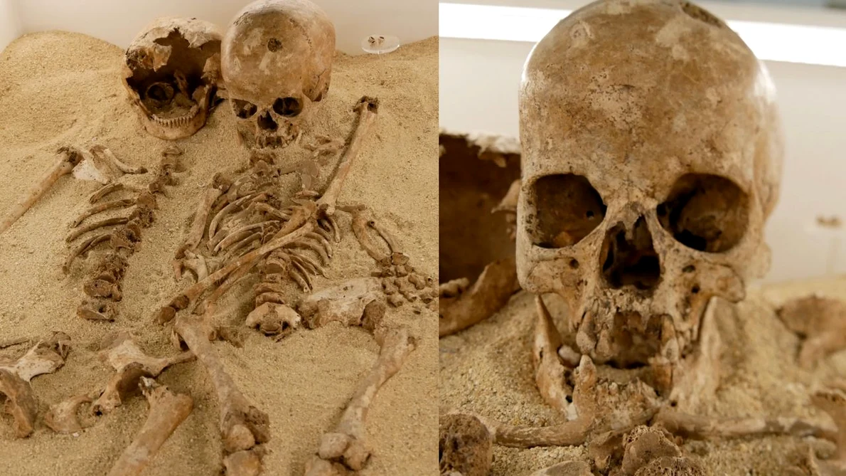 Cercetătorii au identificat o formă rară de nanism la schelet din Epoca de Piatră (© Adrian Daly)