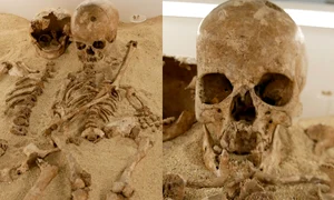 Cercetătorii au identificat o formă rară de nanism la schelet din Epoca de Piatră (© Adrian Daly)