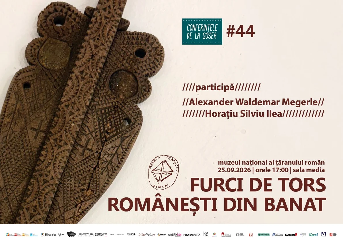O nouă ediție a Conferințelor de la Șosea: „Furci de tors românești din Banat. Colecții și colecționari”