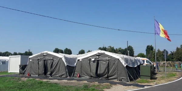 Spitalul militar de campanie din Timişoara FOTO Ş.Both