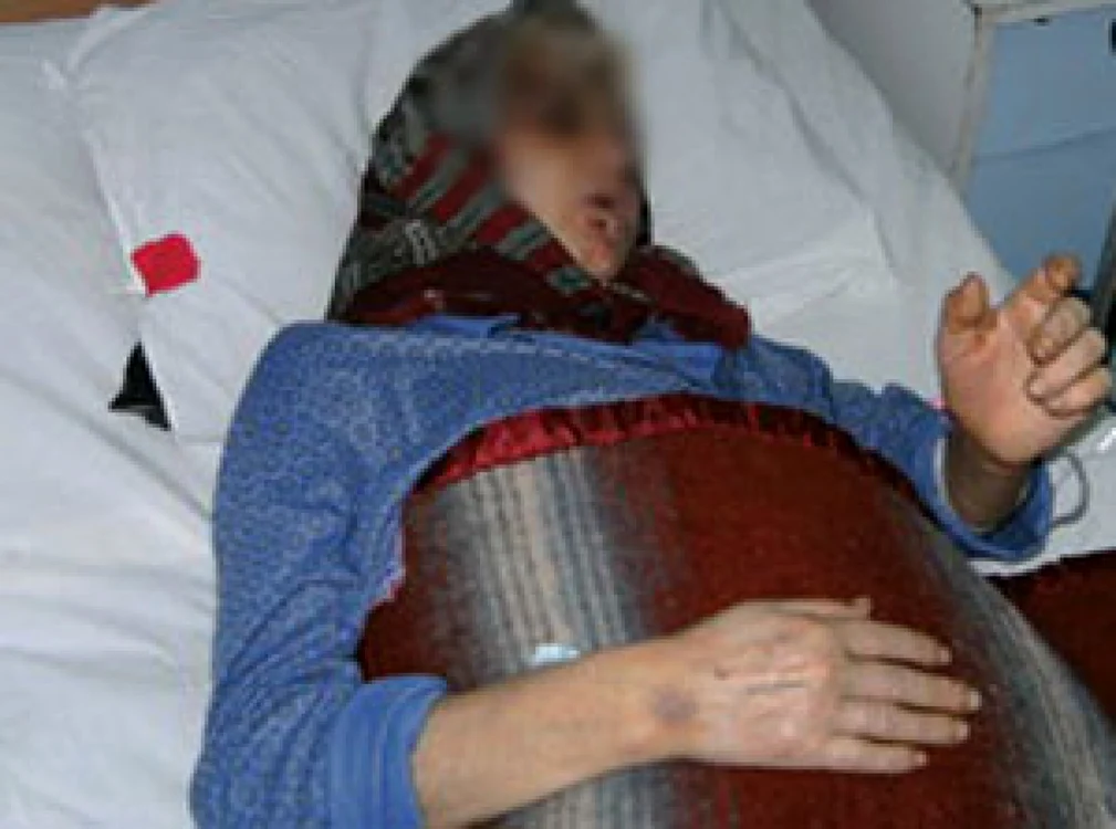Una dintre bătrânele tâlhărite FOTO: turdanews.ro