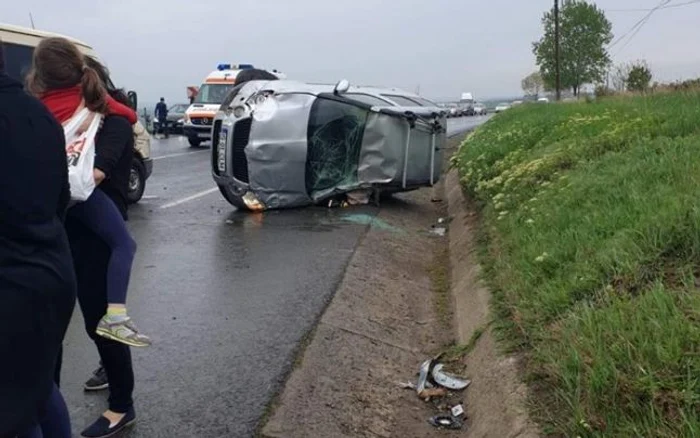 Accidentul a avut loc în judeţul Iaşi