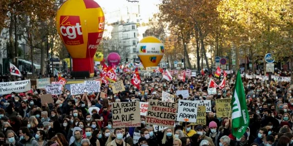 Manifestatie la Paris FOTO EPA-EFE