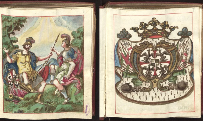 Sistemele de fortificații din secolul al XIV-lea, descrise într-un manuscris militar foarte rar (foto: Biblioteca Batthyaneum din Alba Iulia)