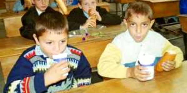 Elevii beau lapte de două ori mai scump decât cel licitat