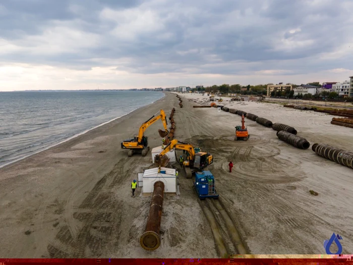 Lucrari de reabilitare a plajelor FOTO ABADL