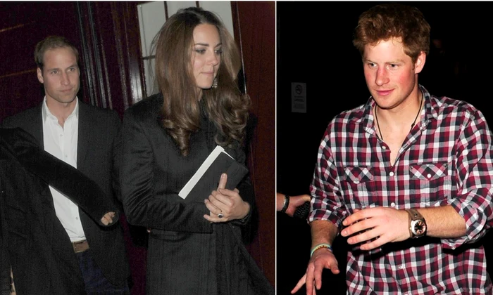 William, Kate si Harry, pe vremea cand ieseau in cluburi   Profimedia jpg