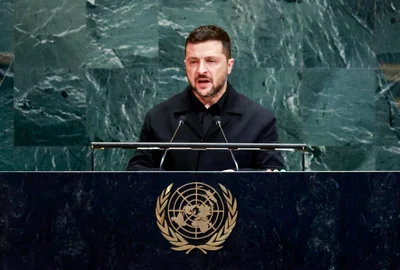 Volodimir Zelenski Adunarea Generală a ONU foto epa efe jpg