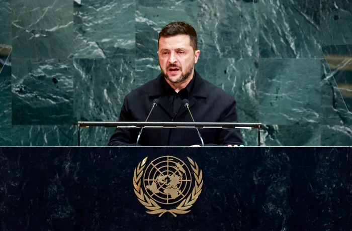 Președintele Zelenski a atras atenția la ONU asupra situației din Moldova. FOTO: EPA EFE