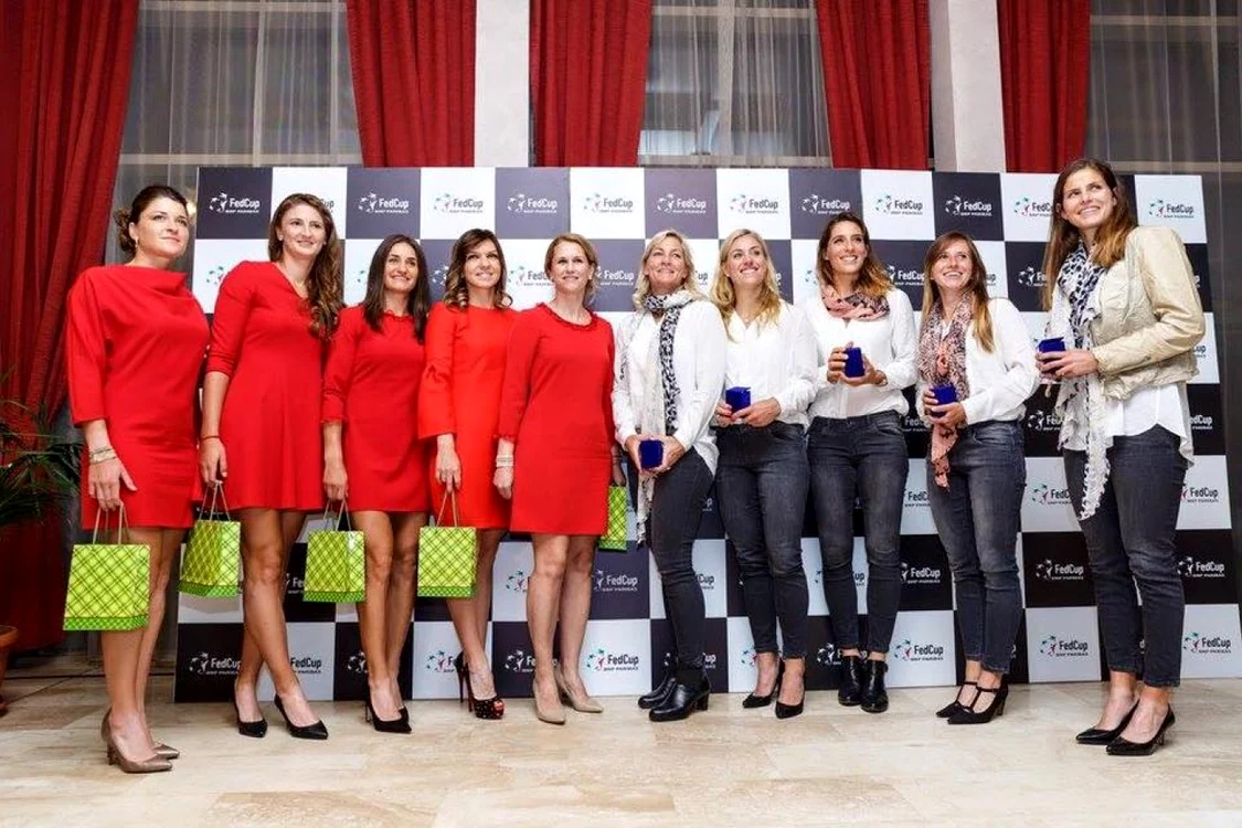Echipele de Fed Cup ale României şi Germaniei, la dineul oficial