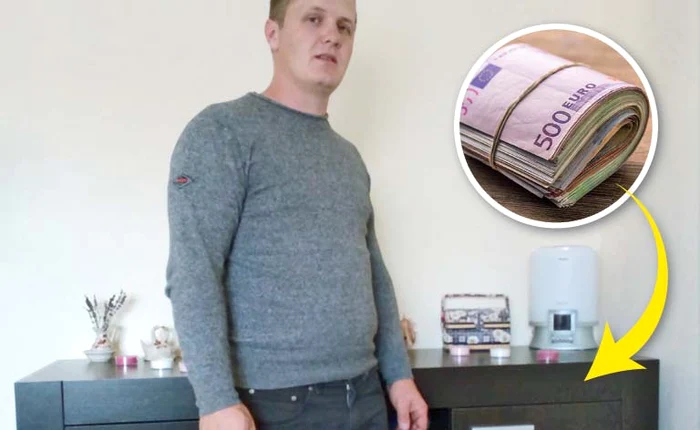 Samuel Stănici nu s-a bucurat la vederea teancului de bani