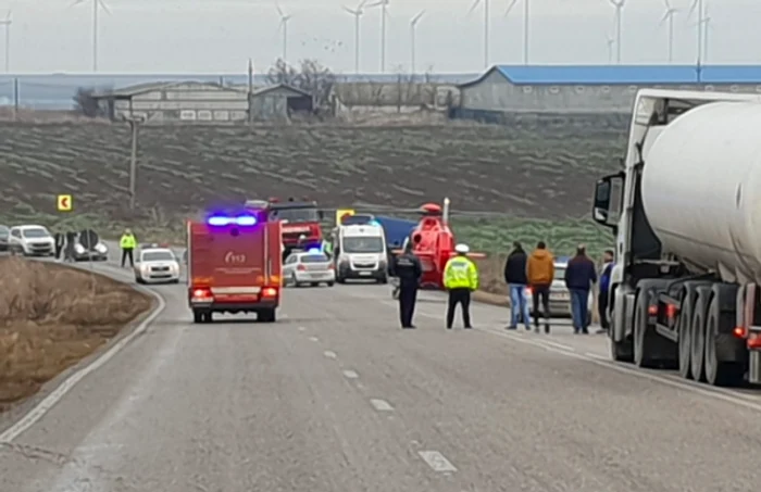 Locul accidentuluii Sursa IPJ Constanţa