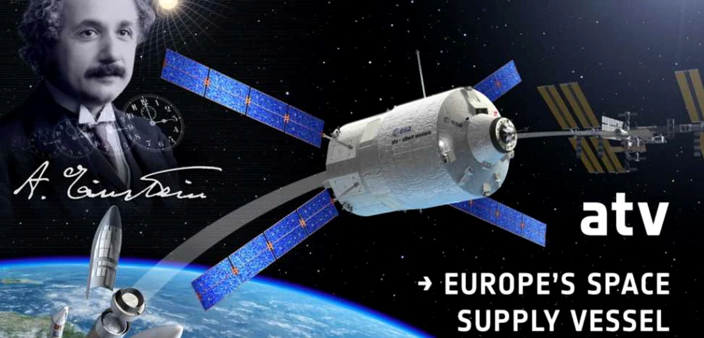 Vehiculul spaţial Albert Einstein  va livra peste 2.500 de kilograme de alimente la bordul ISS FOTO blog.esa.int
