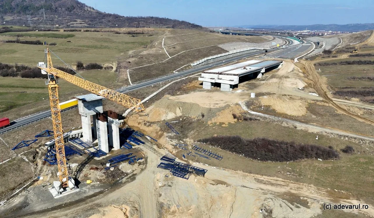 Nodul de autostradă Boița. Cel mai complex proiect rutier din România prinde formă