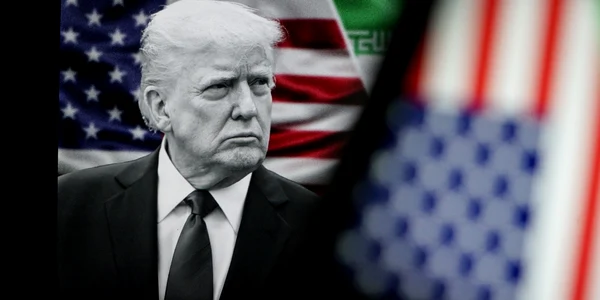 Donald Trump avînd în fundal steagurile SUA Iran Israel FOTO Shutterstock jpg