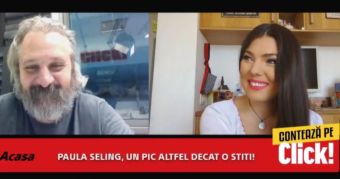 
    Paula Seling a fost invitata lui Alexandru Catalan la "Contează pe Click!"  