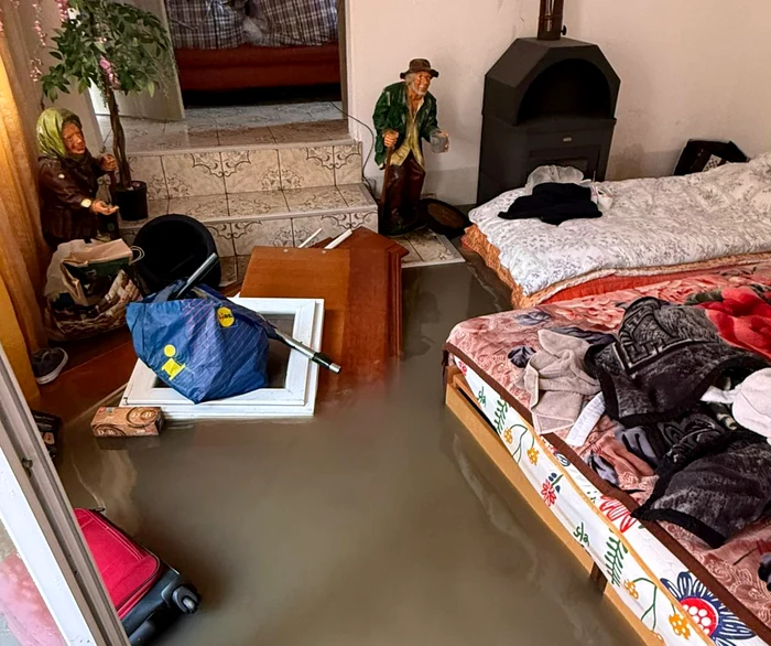 Inundații în județul Caraș-Severin Foto: ISU Caraș-Severin