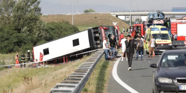 Accident autobuz Croatia FOTO Twitter / BNN Newsroom