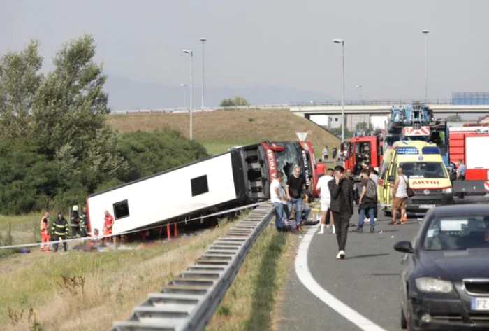 Accident de autobuz în Croaţia FOTO Twitter / BNN Newsroom