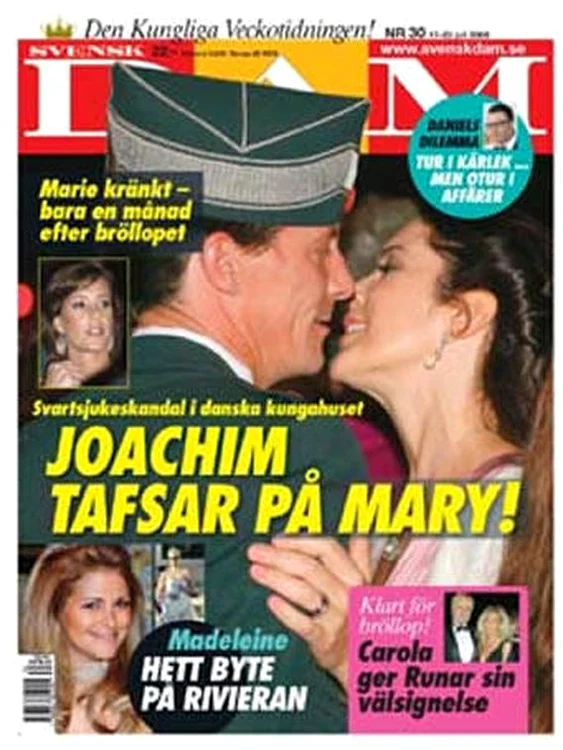 joachim si mary ai danemarcei in presa suedeza jpg