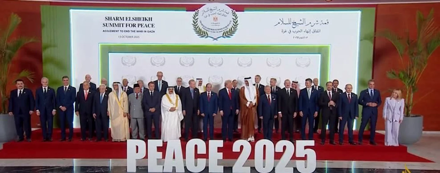 Liderii prezenți alături de Donald Trump la summit-ul păcii pentru Gaza de la Sharm el-Sheikh/FOTO:X