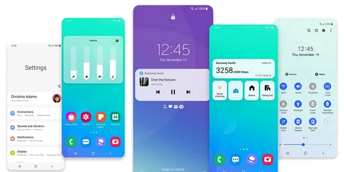 Samsung interfata One UI 3