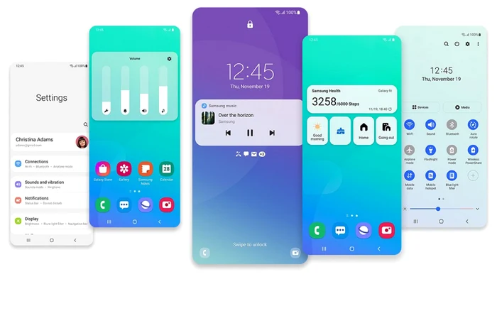 Interfaţa Samsung One UI 3.