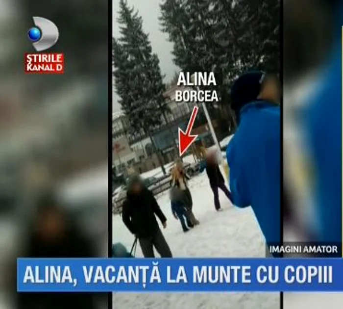 Alina a încercat să scape, pentru câteva zile, de scandalul în care este implicată