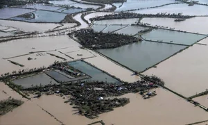 Oraşul Tacloban a fost măturat de taifunul Haiyan cu o violenţă nemaivăzută (Foto: Reuters) jpeg