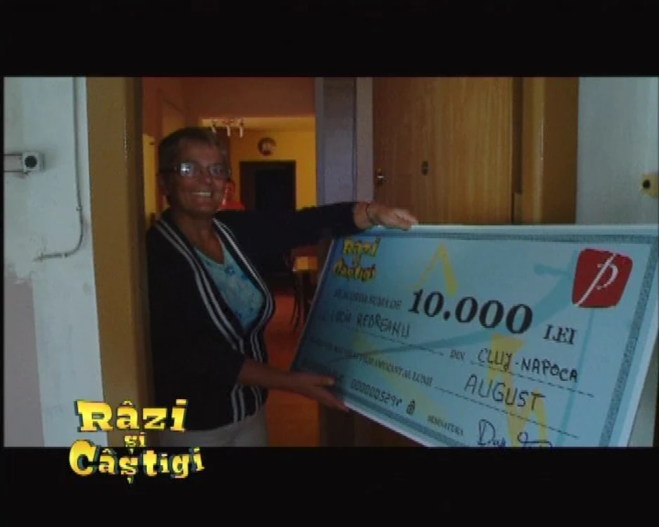 Şi căţeii femeii se vor bucura de suma pe care aceasta a câştigat-o