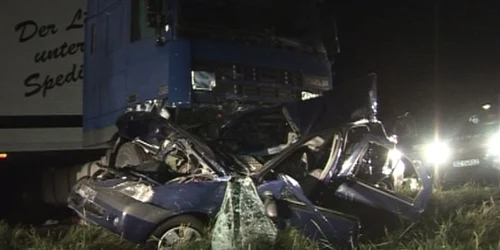 Accident aproape de Poșta Câlnău
