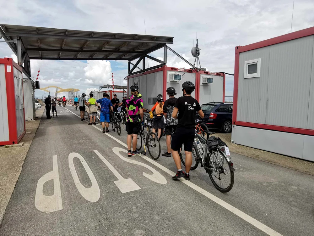 Bicicliștii vor trece din nou frontiera Triplex FOTO Asociația Bastionul