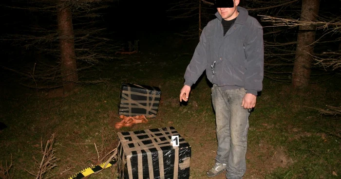Ţigările au fost confiscate de către poliţiştii de frontieră
