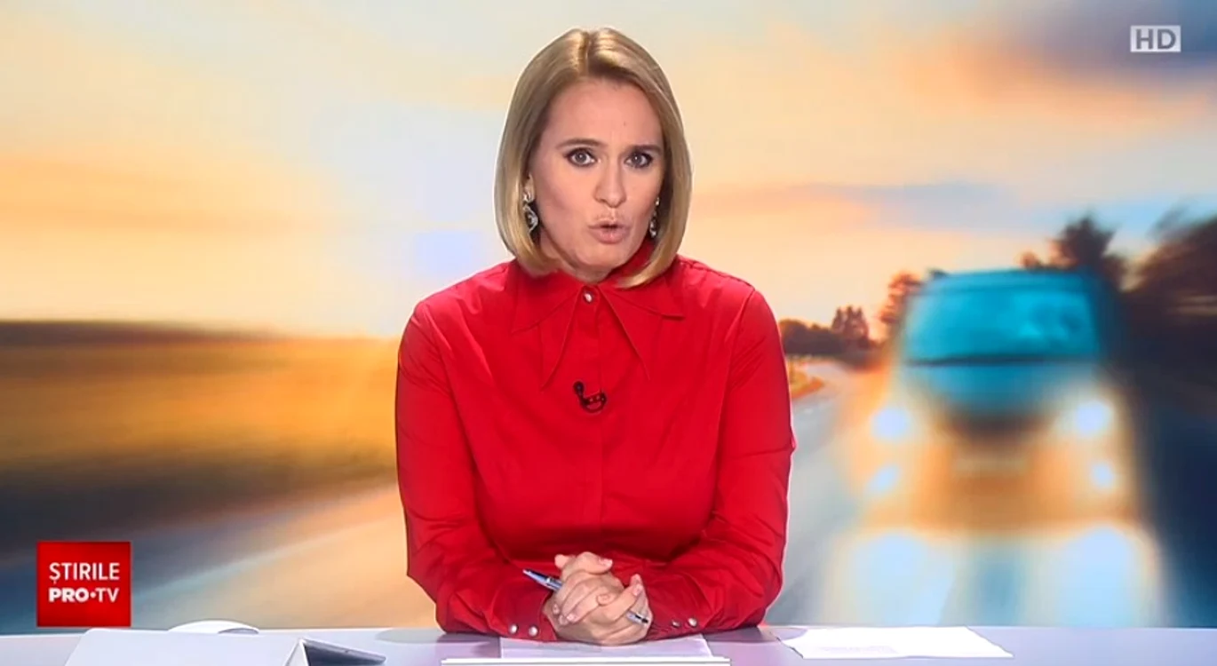 Andreea Esca a revenit la pupitrul știrilor Pro TV