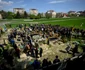 Inmormantare a trei soldati in cimitirul Lychakiv din Liov Ucraina  FOTO Getty Images