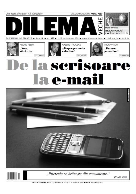 De la scrisoare la e mail jpeg