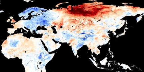 Harta climatica pentru mai 2020 FOTO NASA via The Guardian