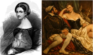 Regele Henric al II lea al Franței cu amanta lui, Diane De Poitiers, Ducesă de Valentinois Profimedia (2) jpg